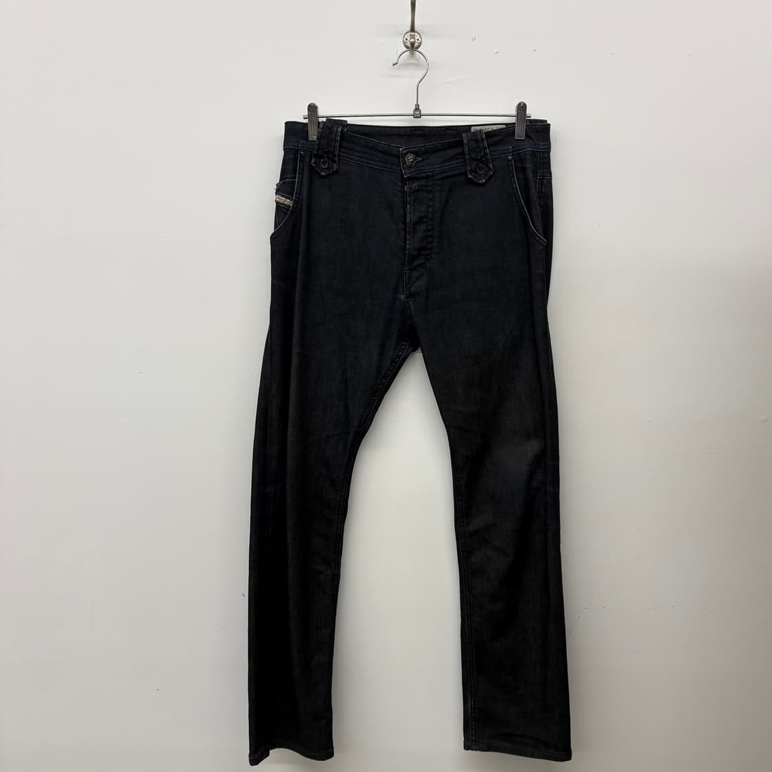 디젤 블랙 데님 팬츠 남/31 상품이미지1