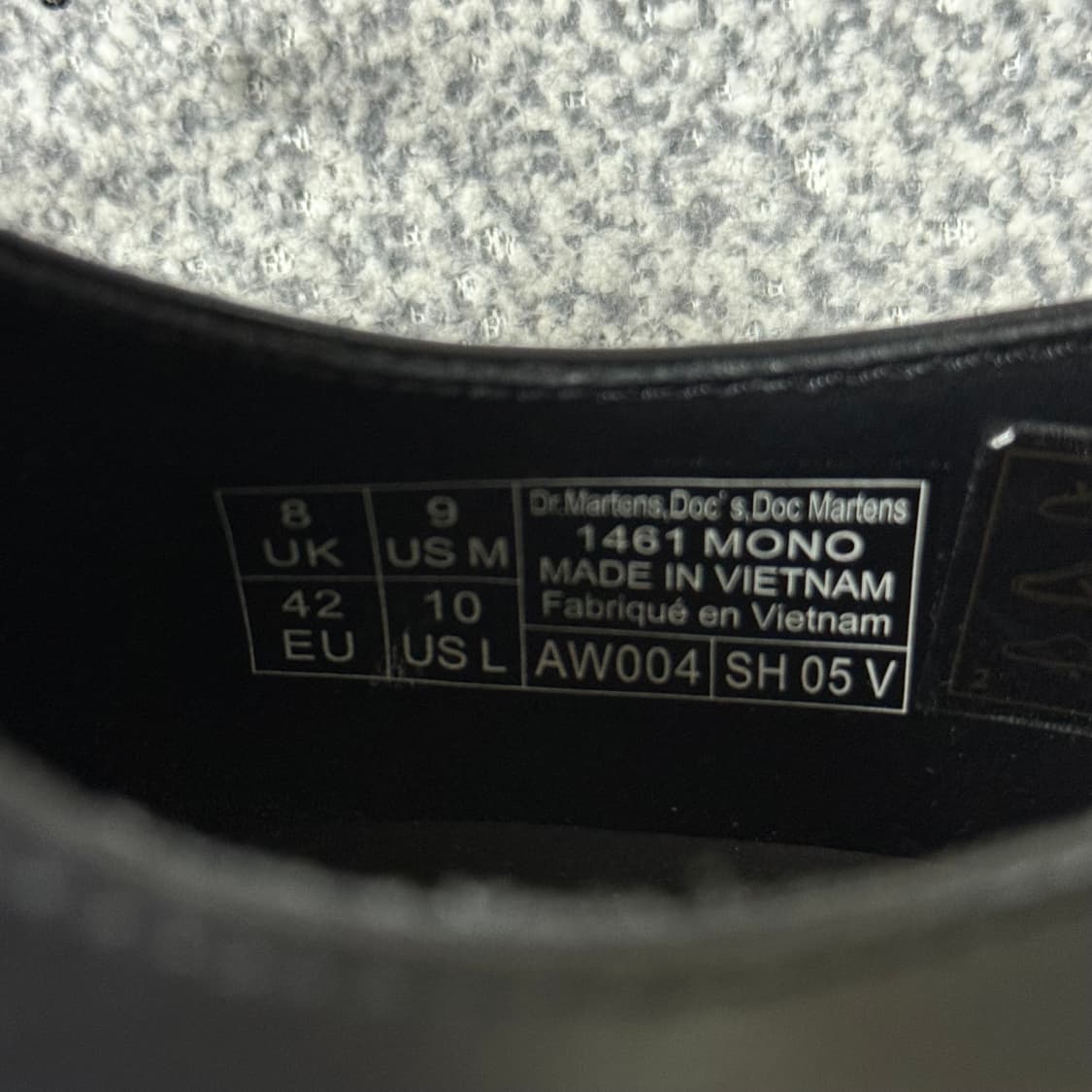 닥터마틴 1461 모노 블랙 UK8 270 상품이미지8