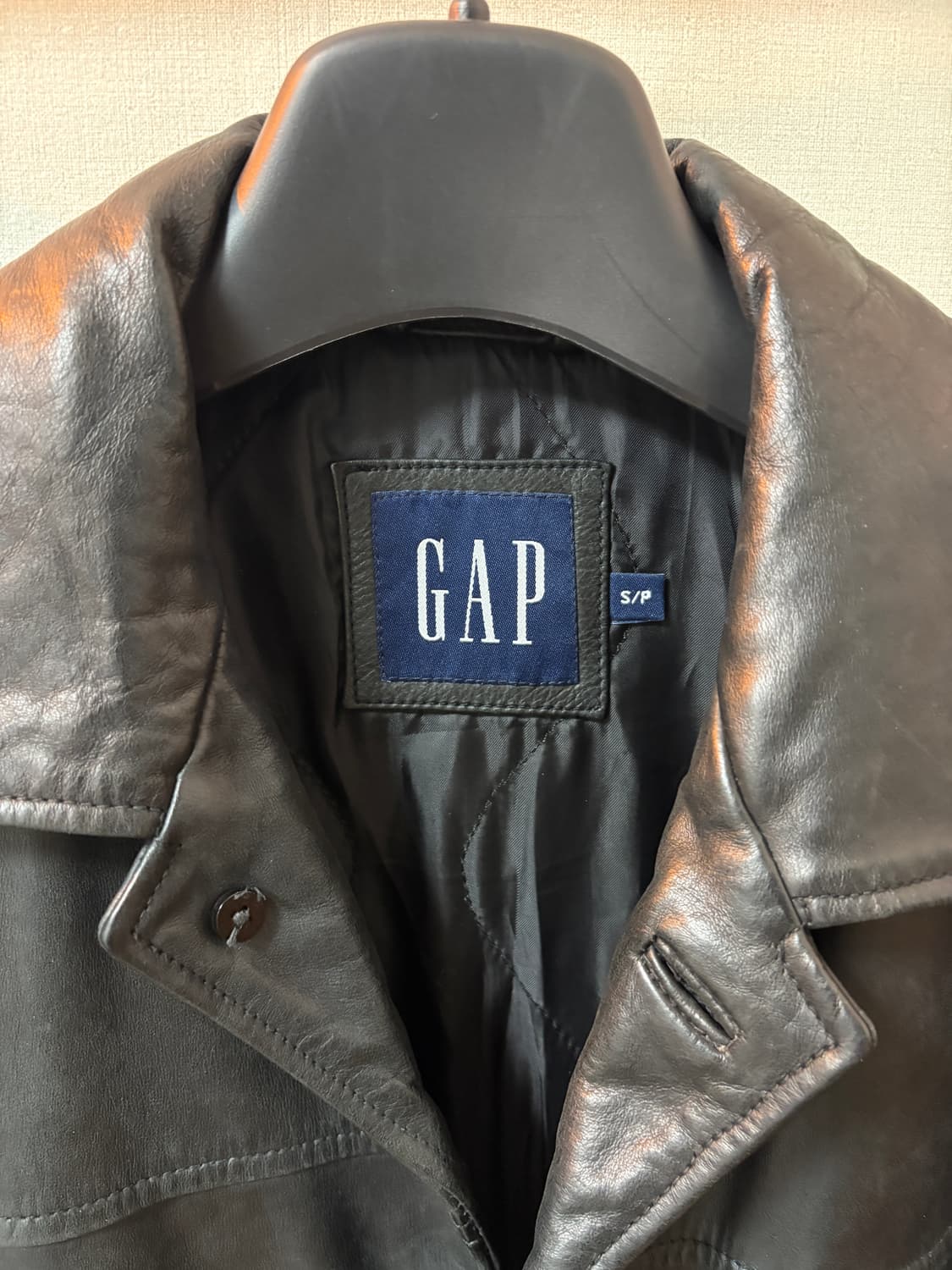 00s 갭 레더 카 코트 S 상품이미지4