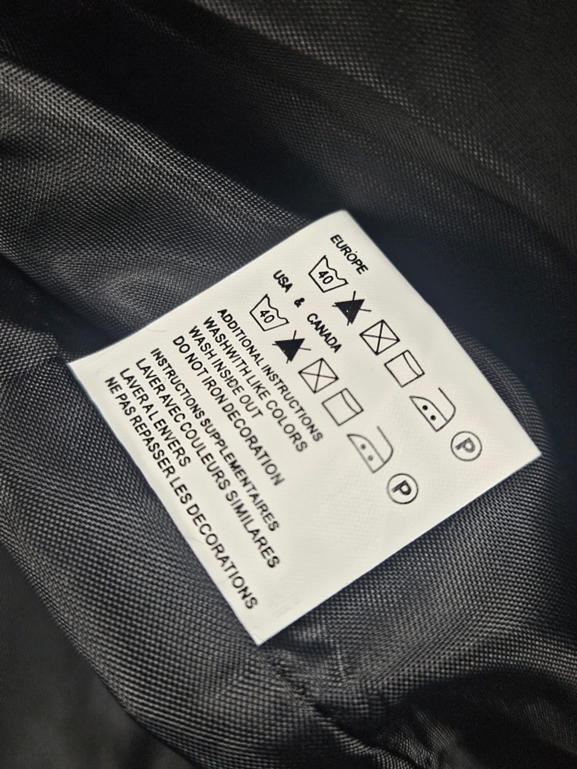 바운스 백 프린트 레터링 스카잔 자켓 ( M 추정 ) / 11472 상품이미지9