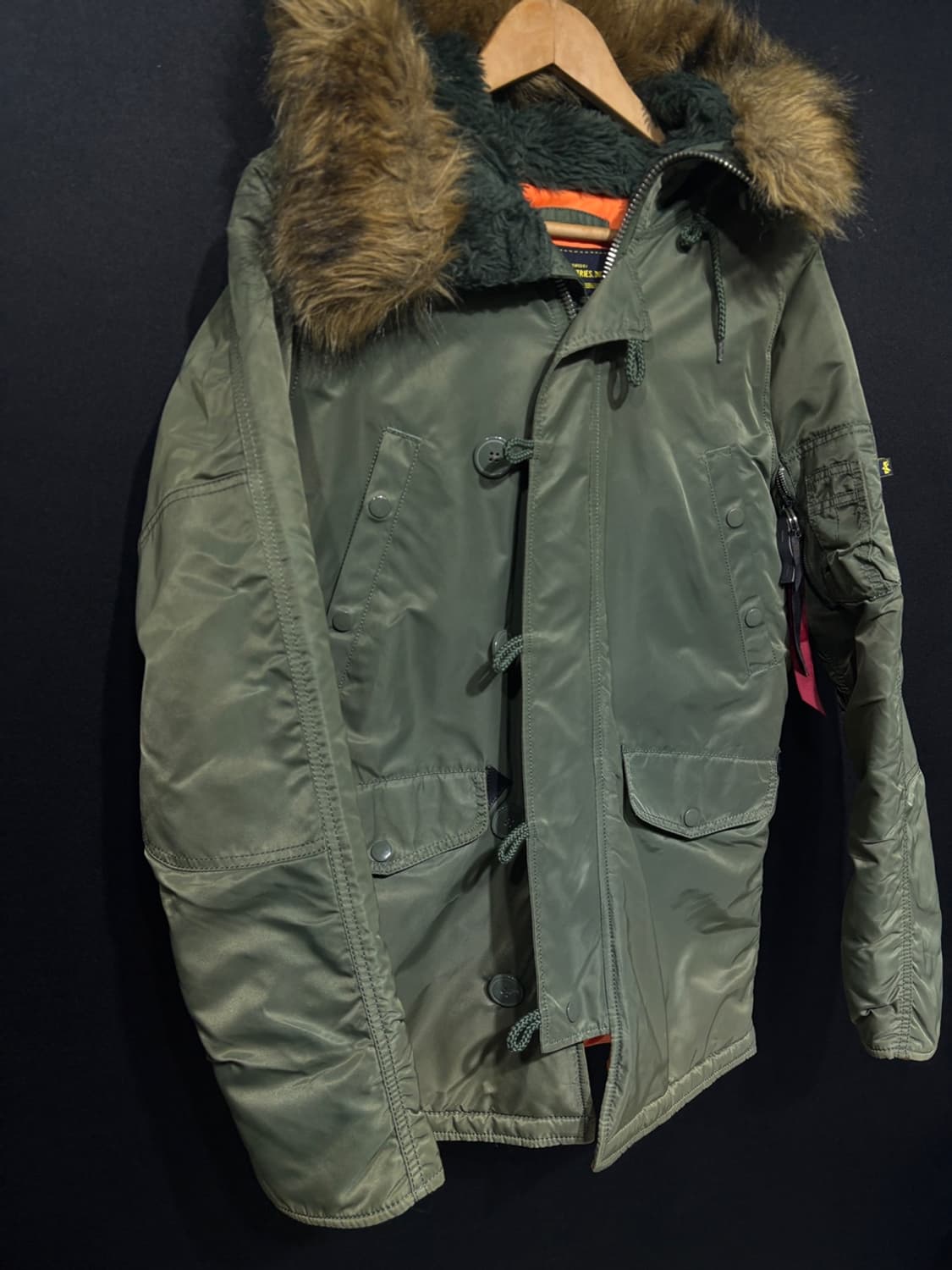 알파 n-3b 공군 파카 상품이미지3