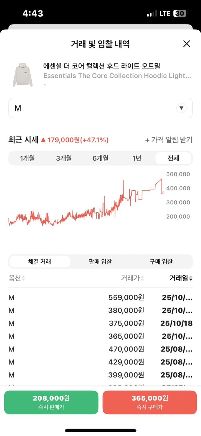 피어오브갓 에센셜 라이트 오트밀 후드 상품이미지5