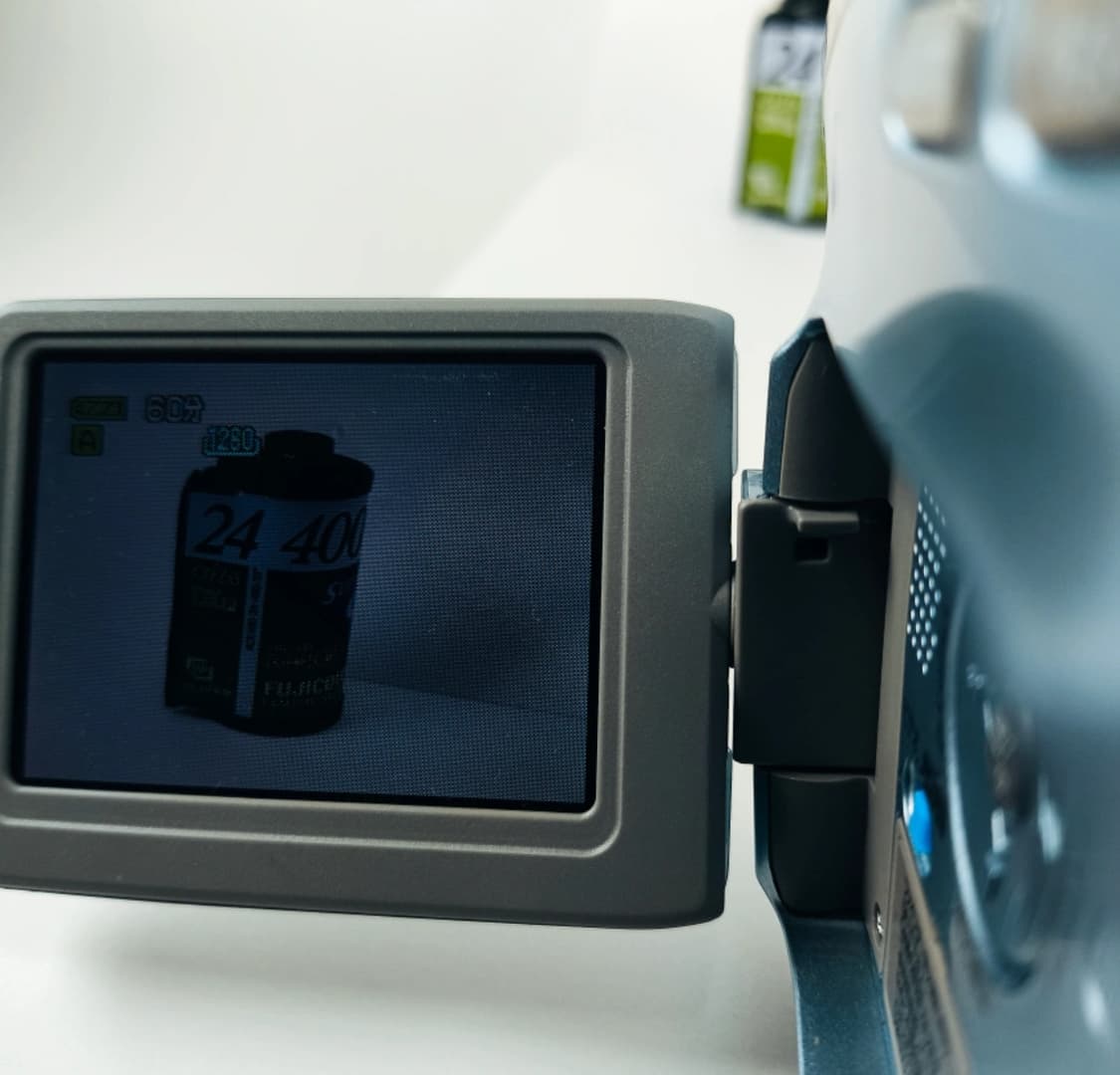 희귀)하늘색 JVC MiniDV victor 캠코더 풀박스 판매 상품이미지3