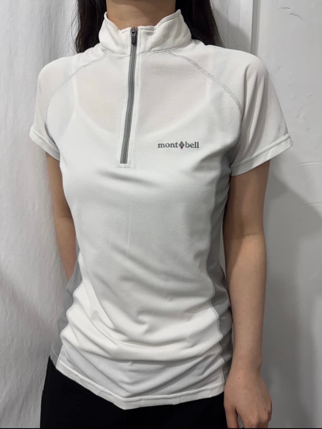 몽벨 mont-bell 반팔 기능성 티셔츠 화이트 상품이미지2