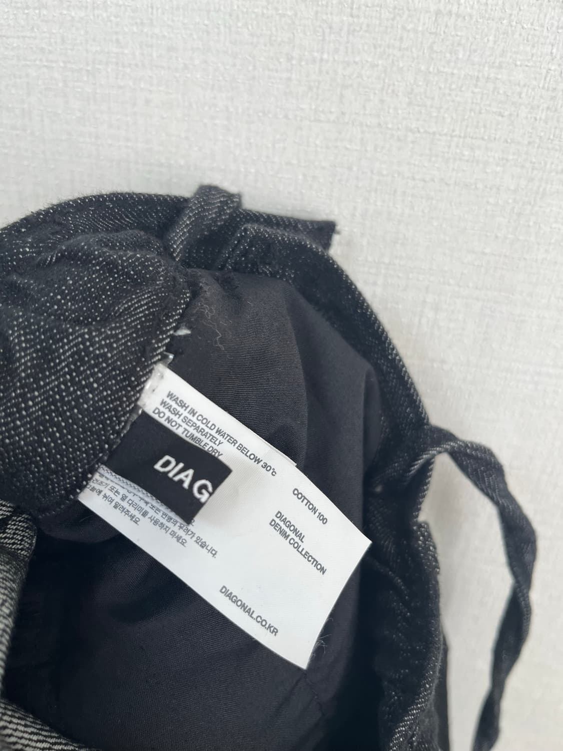 다이애그널 DIAGONAL 스트링밴딩데님(free) 상품이미지5