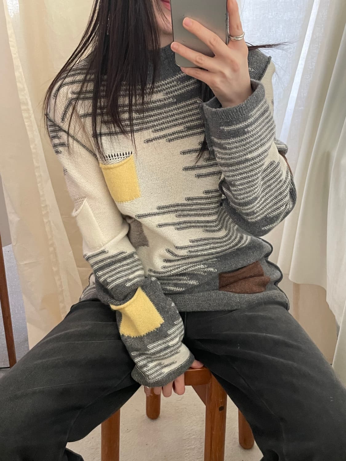 vintage rosace pocket knit 상품이미지8