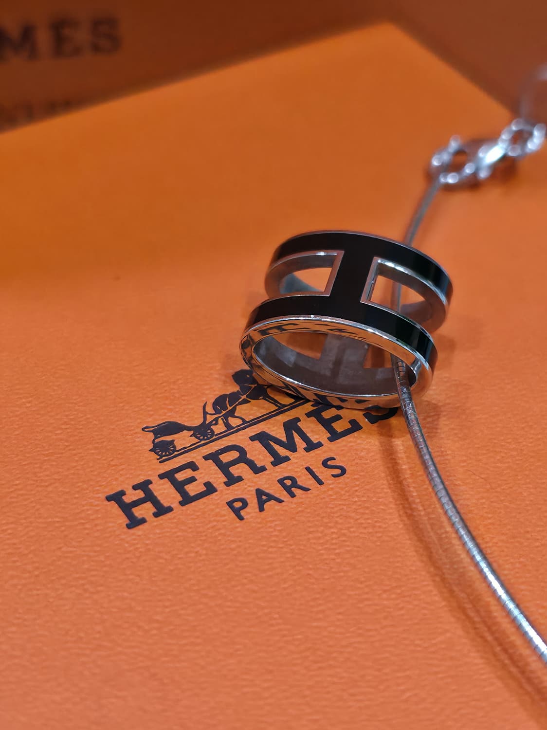 에르메스 팝아슈 레귤러사이즈 블랙 실버 상품이미지8