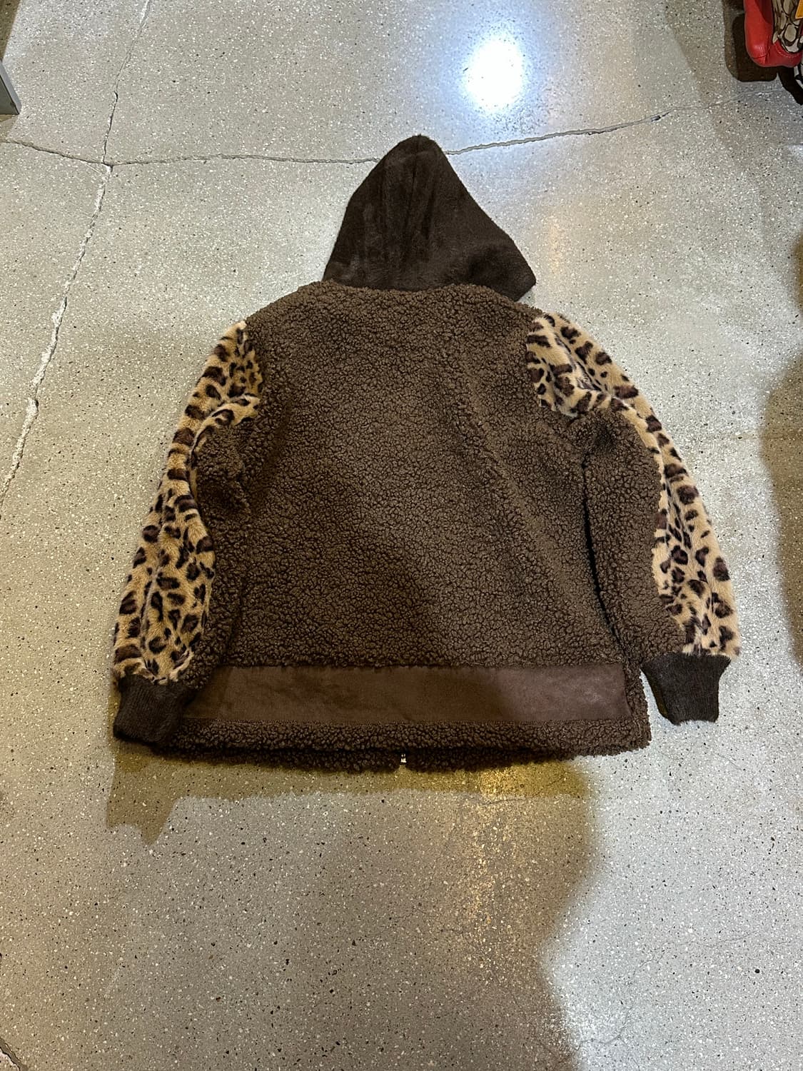 VINTAGE 빈티지 브라운호피 뽀글이자켓💯 상품이미지5