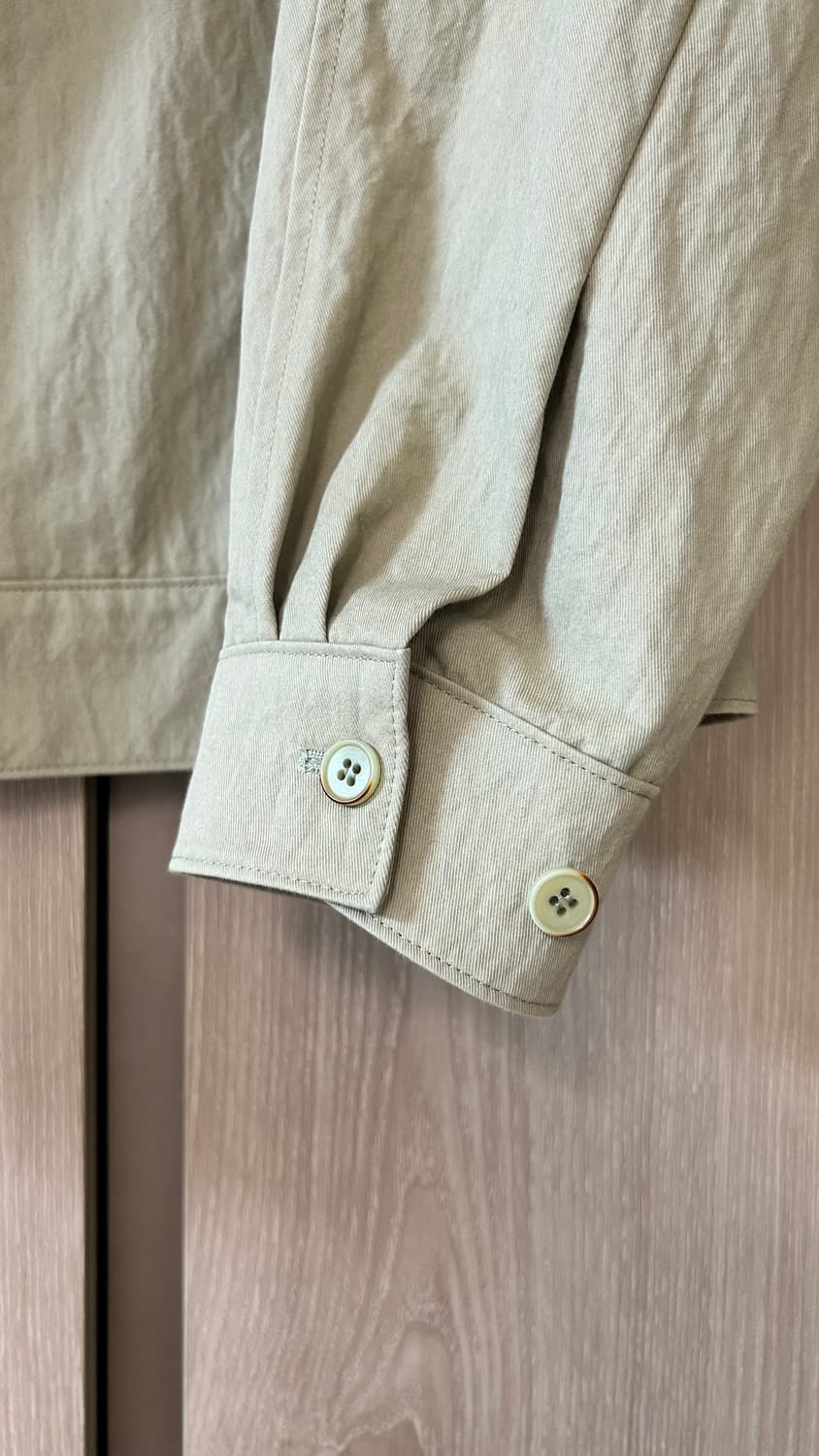 BLANKROOM 스탠드 카라 블루종_미스트 카키[1] 상품이미지4