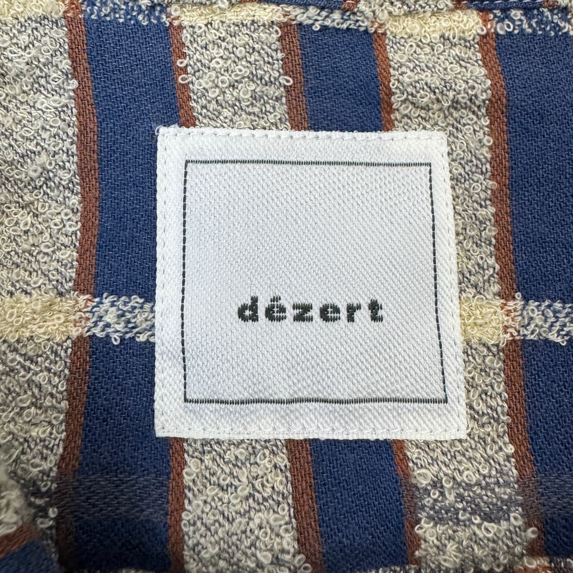 JPN 제팬 그런지 타올 체크 셔츠 상품이미지5