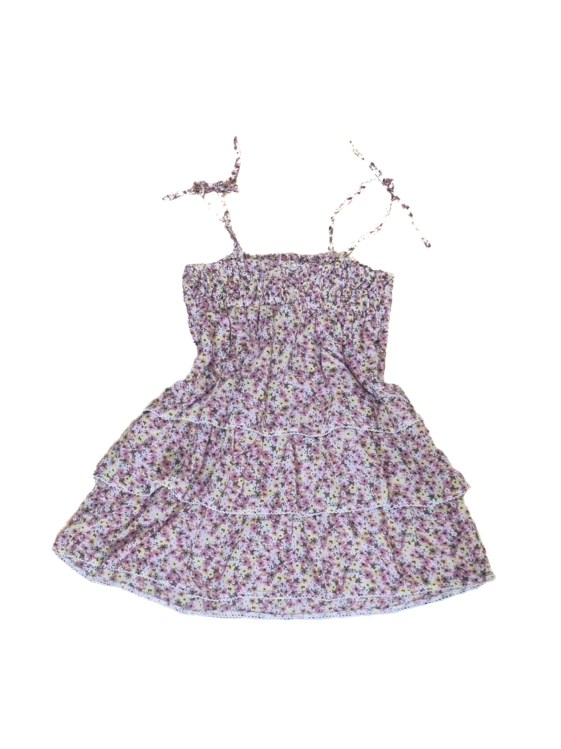 빈티지 잔꽃 플라워 플로럴 나시 슬리브리스 캉캉 탑 모리걸하구미페어리 상품이미지1