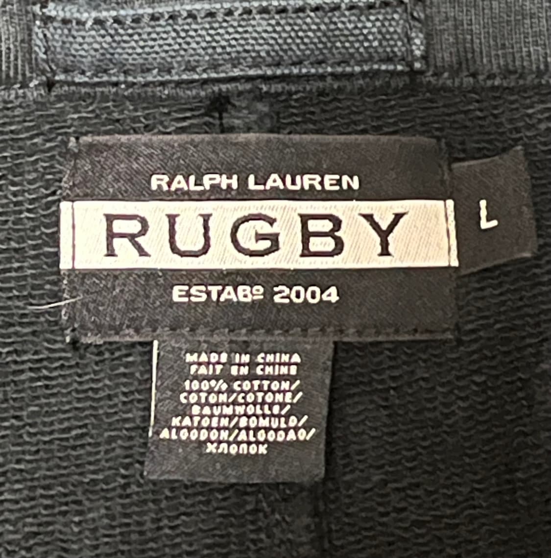 랄프로렌 럭비 블랙 피코트 L 상품이미지4