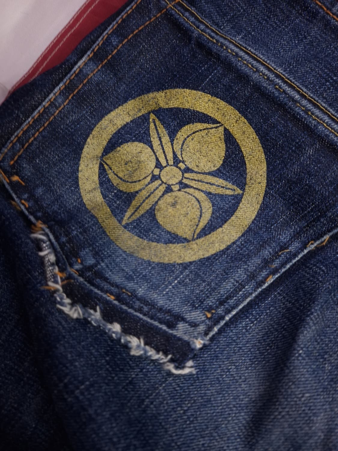 오리지날 모모타로진 버튼플라이 셀비지 데님팬츠 상품이미지3