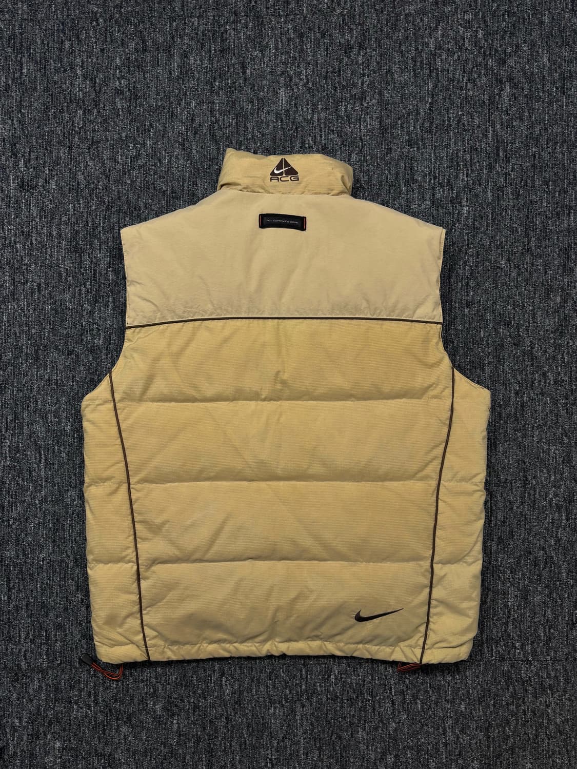 90‘s 나이키 ACG 나일론 립스탑 다운 베스트 상품이미지5
