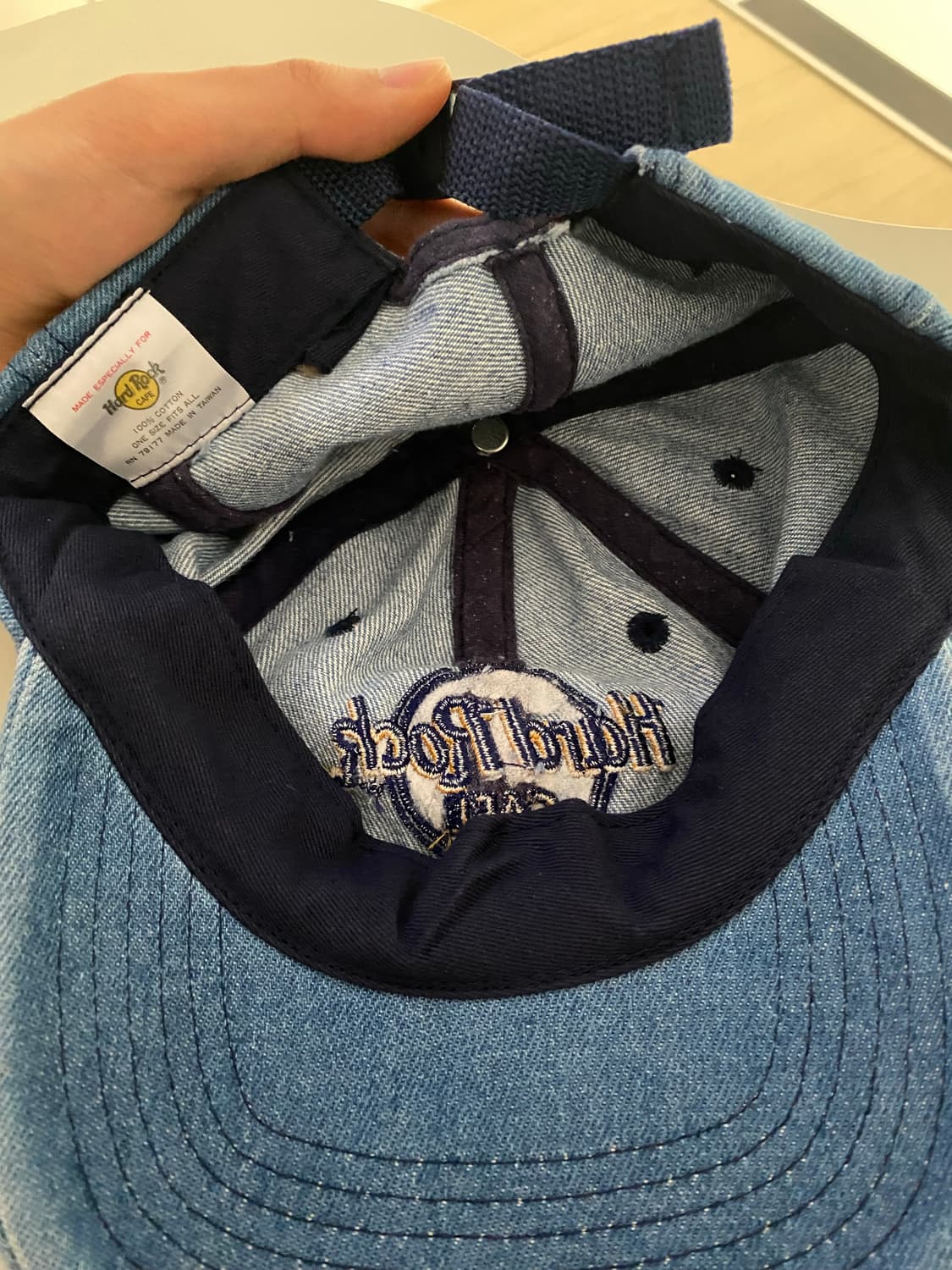 하드락카페 데님 볼캡 Hard Rock Cafe denim cap 상품이미지2