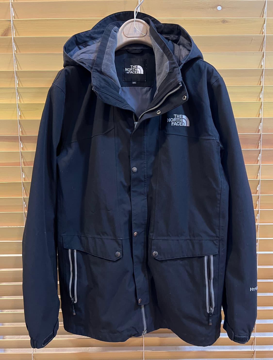 노스페이스 남성 블랙 후드집업점퍼  상품이미지1