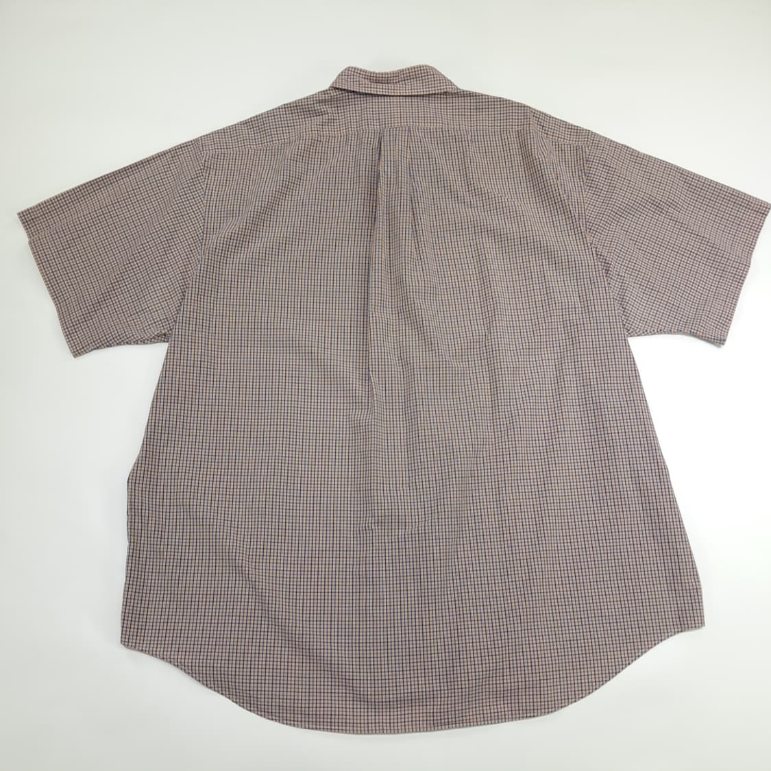 Co555 2XL 폴로 랄프로렌 오렌지네이비 마이크로체크 반팔 셔츠 남방 상품이미지6