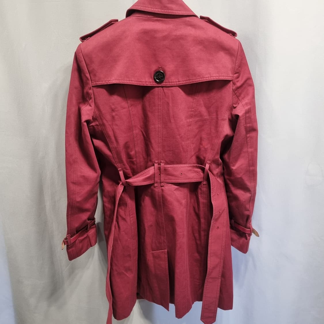 버버리 레드 트렌치 코트 UK8(55) 상품이미지2