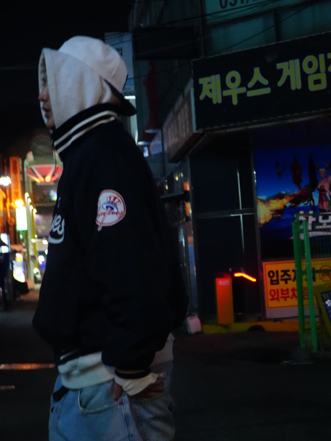 00‘s 마제스틱 뉴욕양키스 성조기패치 자켓 XXL 상품이미지4