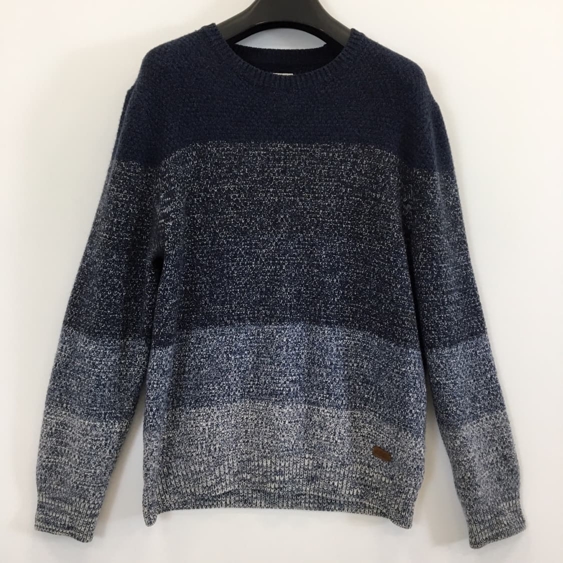 헤지스 레더패치 울 100% 그라데이션니트 105  상품이미지1