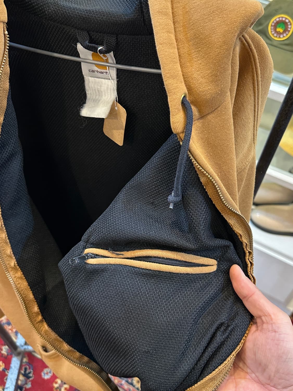 칼하트 레인디펜더 써멀 방수 후드집업 M 상품이미지7