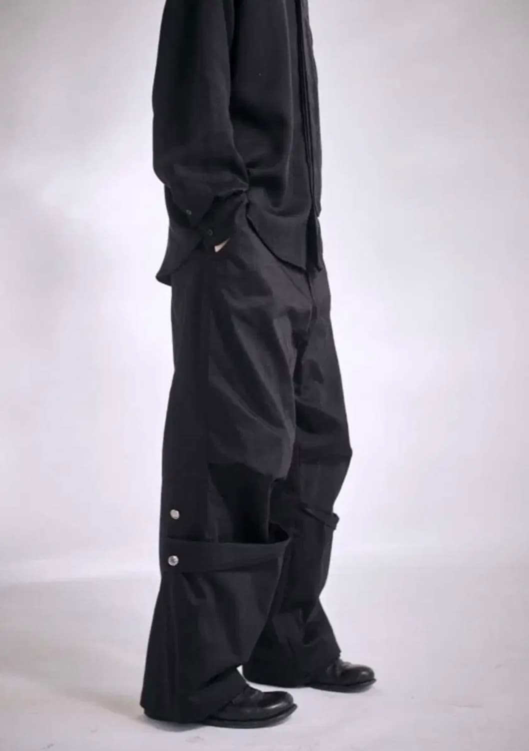 해칭룸 아머팬츠 3사 블랙 상품이미지1