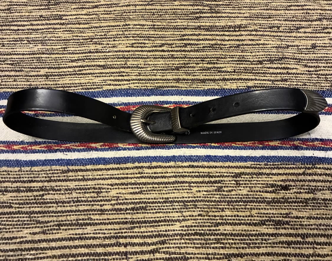 (28~32)ZARA 자라 리얼 레더 웨스턴벨트 가죽벨트 상품이미지1