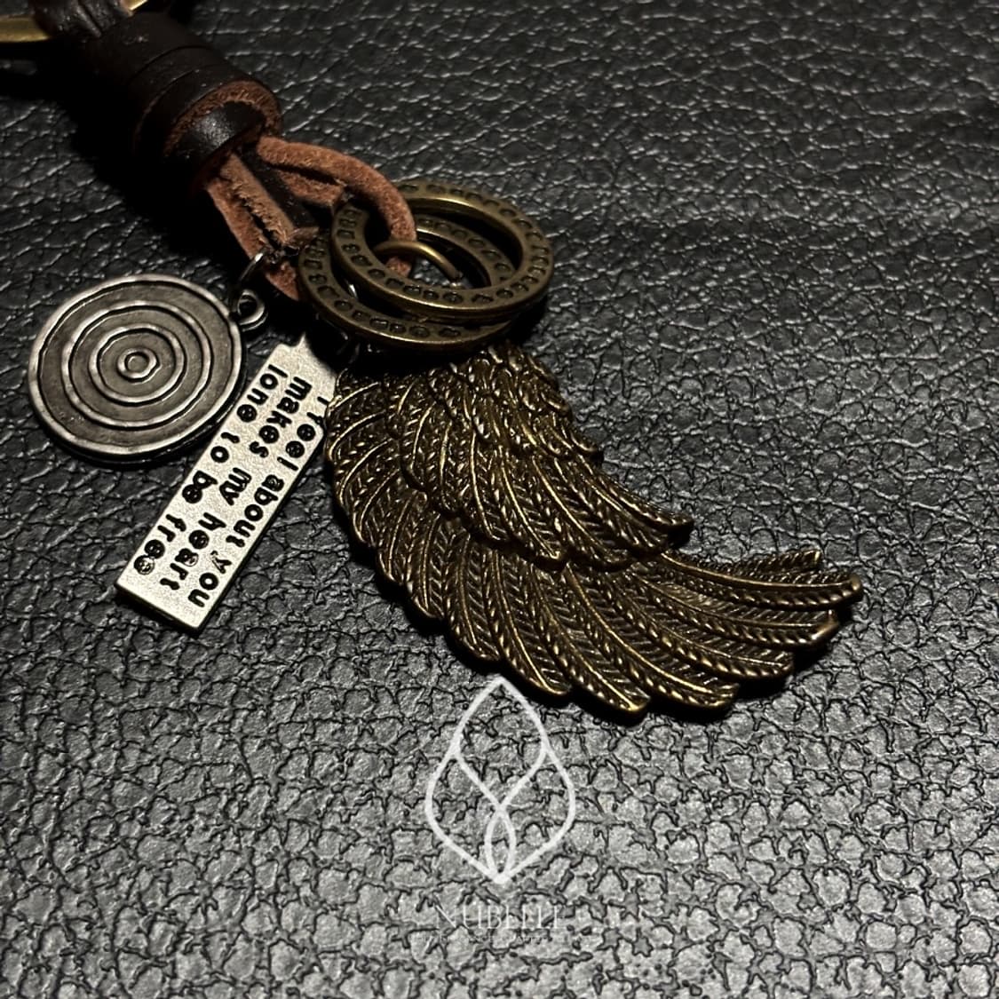 🌗 Vintage feather keyring / 빈티지 깃털 키링 상품이미지4