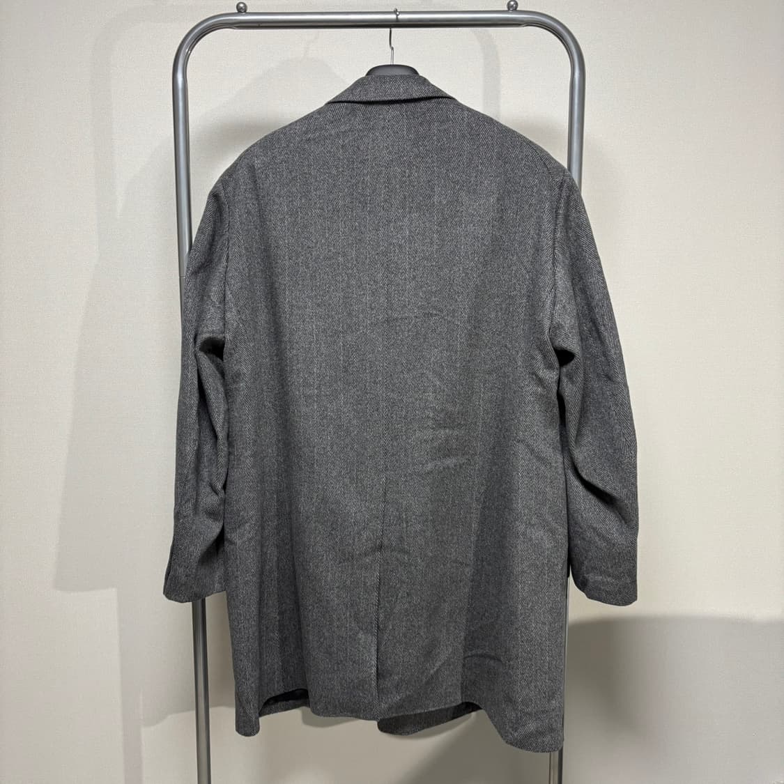 maatee&sons 마티앤선즈 캐시미어 헤링본 체스터 코트 상품이미지5