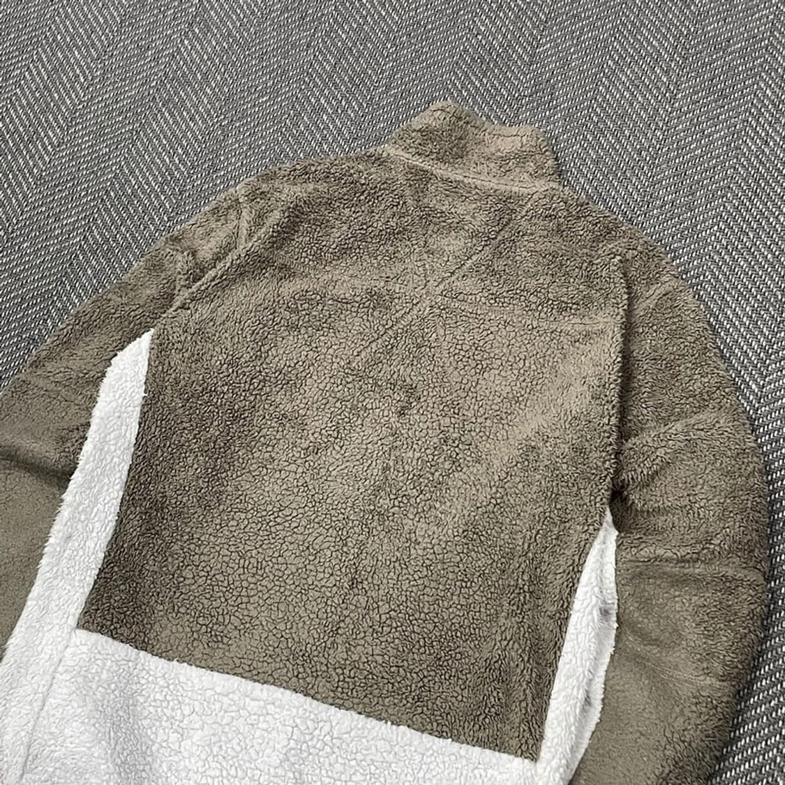 데상트 배색 플리스 집업 v0170 상품이미지5