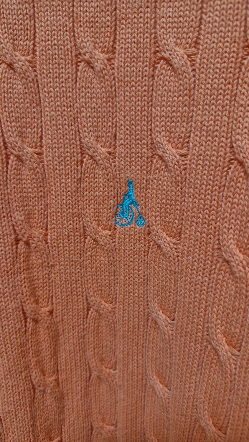 빈폴 코랄 핑크 꽈배기 니트 105 상품이미지3