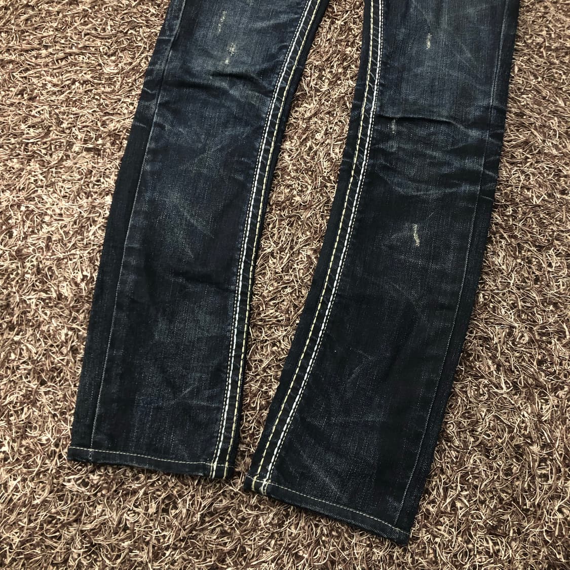 버커루 스티치 워싱 디스 데님 팬츠 상품이미지3