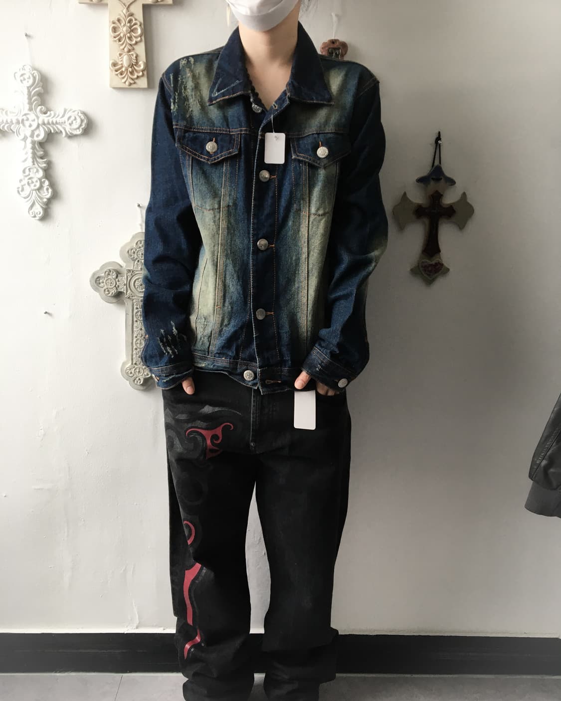 Jack rose damage washing denim jacket 상품이미지1