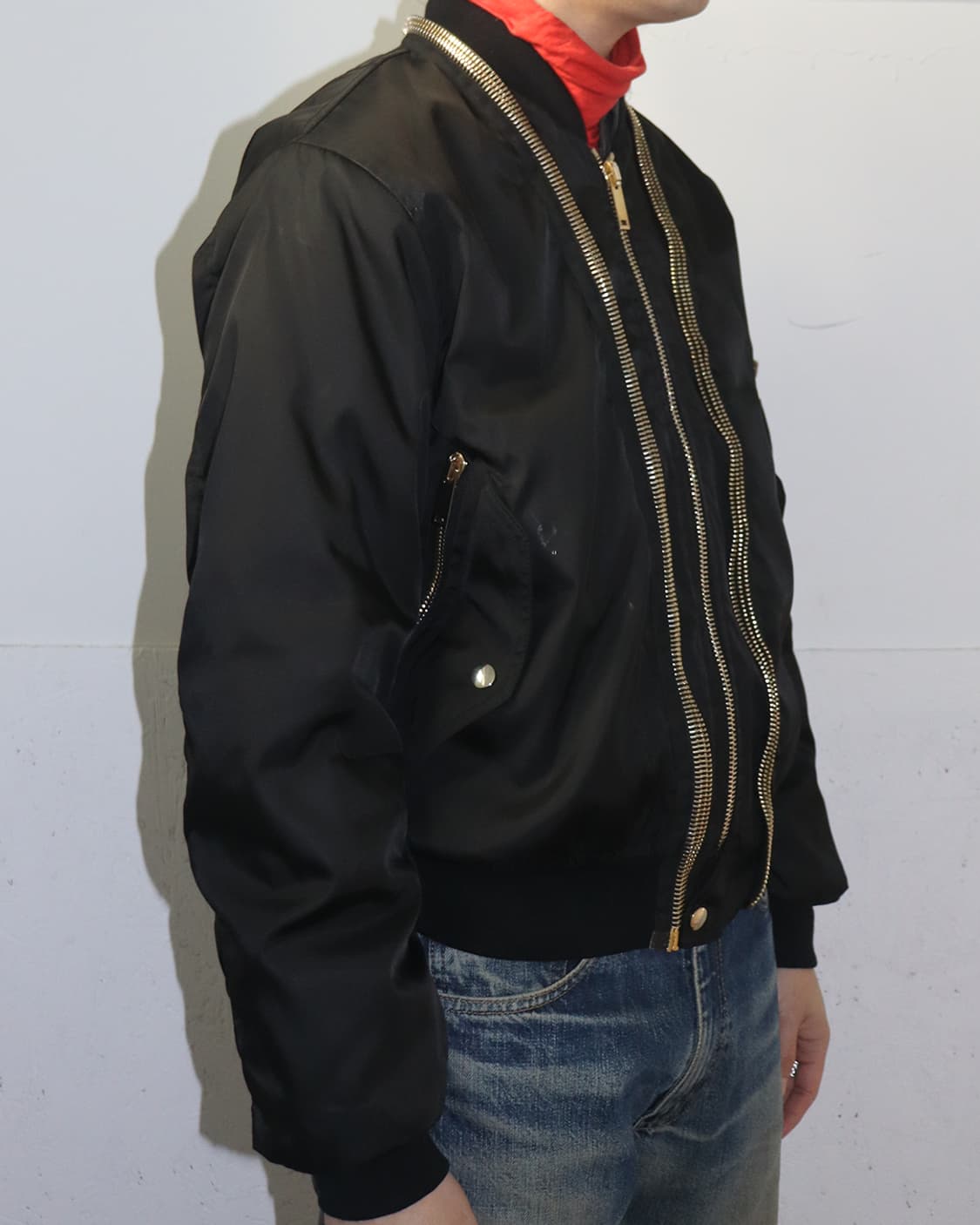 알렉산더 맥퀸 14AW 지퍼 디테일 MA-1 상품이미지3