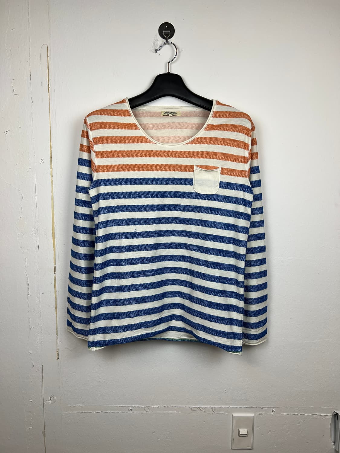 JPN M2SQUARED 스트라이프 긴팔 티셔츠 L 상품이미지1