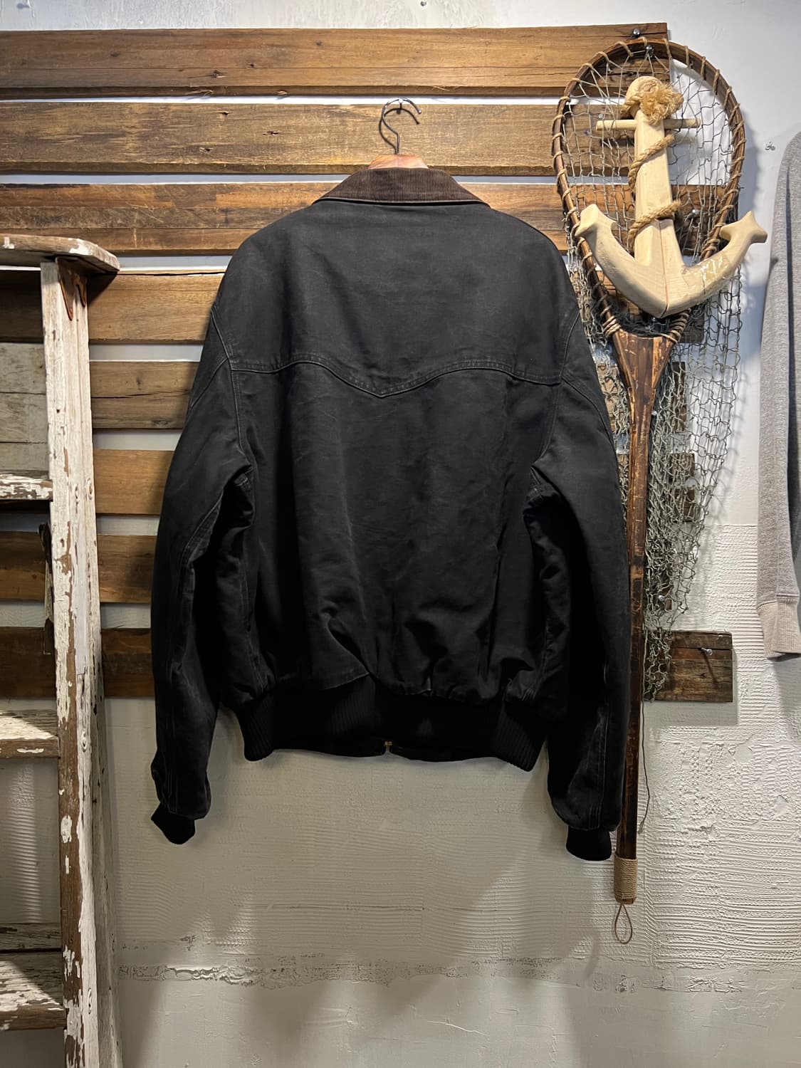 [2XL]칼하트 USA J14 산타페 블랙 캔버스 워크 자켓 상품이미지7
