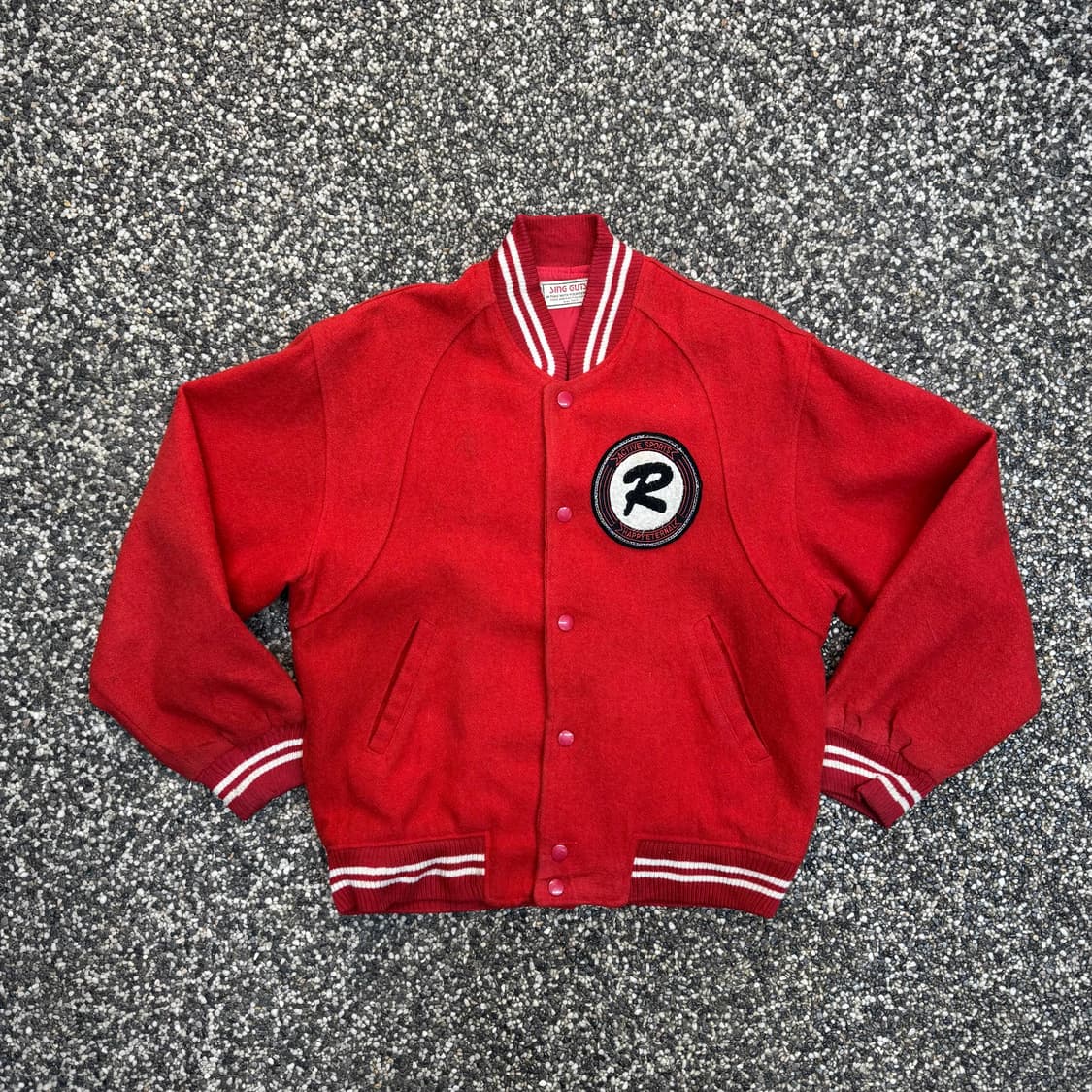 Sing Guts 우먼스 일본 빈티지 울 바시티 자켓 (S)    상품이미지4