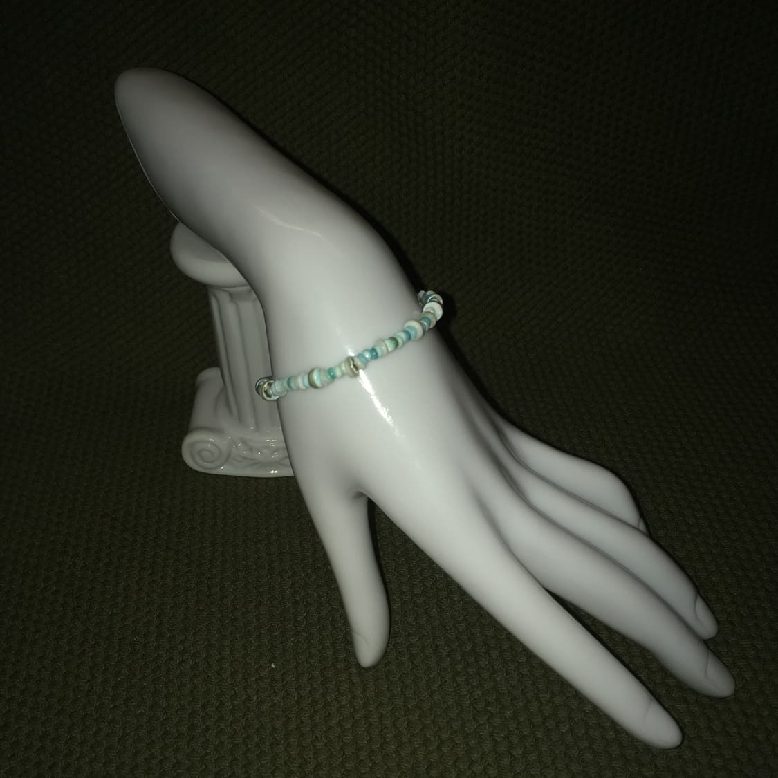 블루 자개비즈 팔찌 상품이미지1