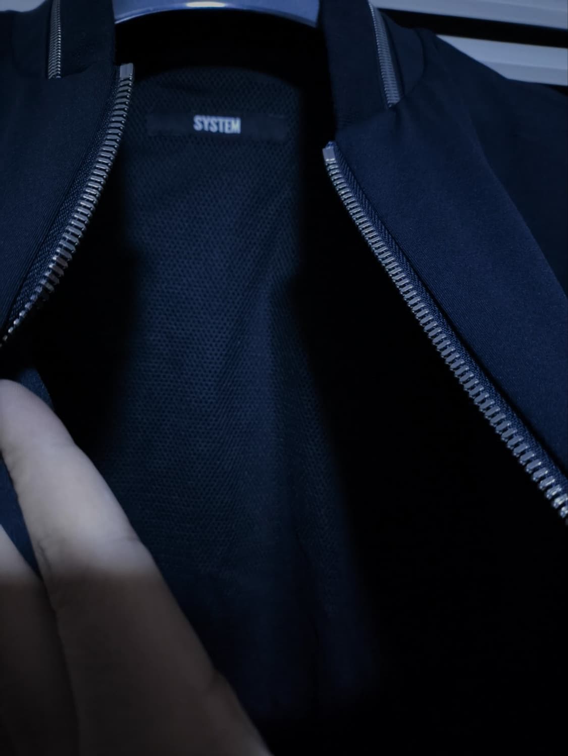 95 한섬 시스템 봄버 블루종 자켓 상품이미지6