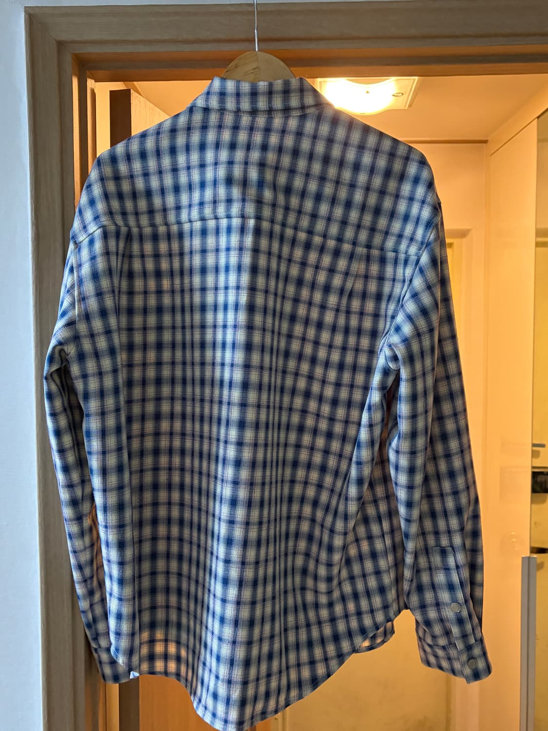 (2)타일레 플레이드 체크셔츠 블루 상품이미지2