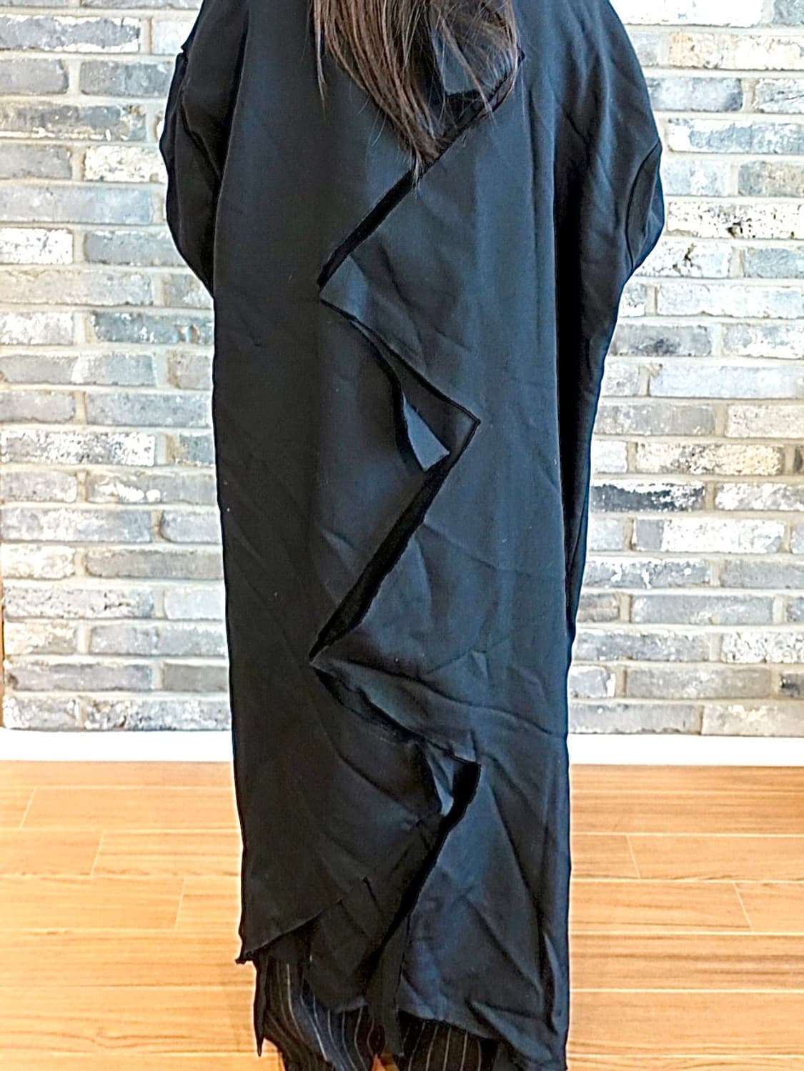 요지야마모토 느와르 크랙 코트 상품이미지1