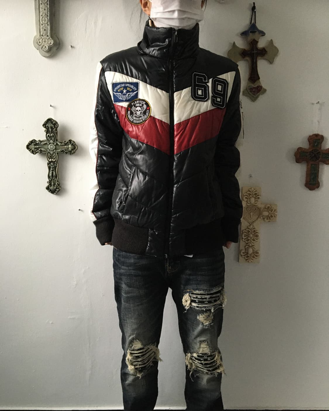 Racing mood high neck jumper 상품이미지7