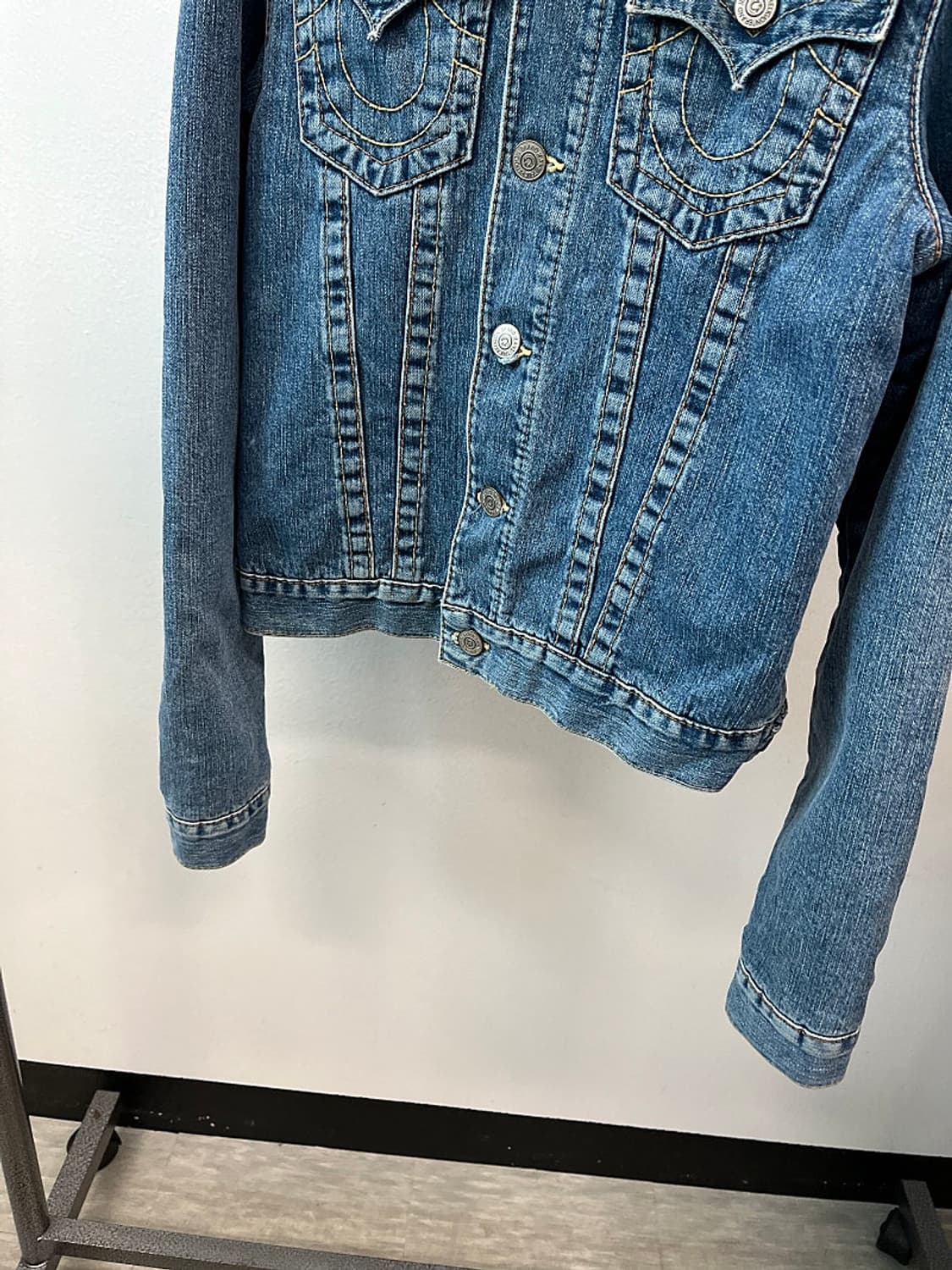여) 트루릴리젼 말굽 데님자켓  상품이미지4