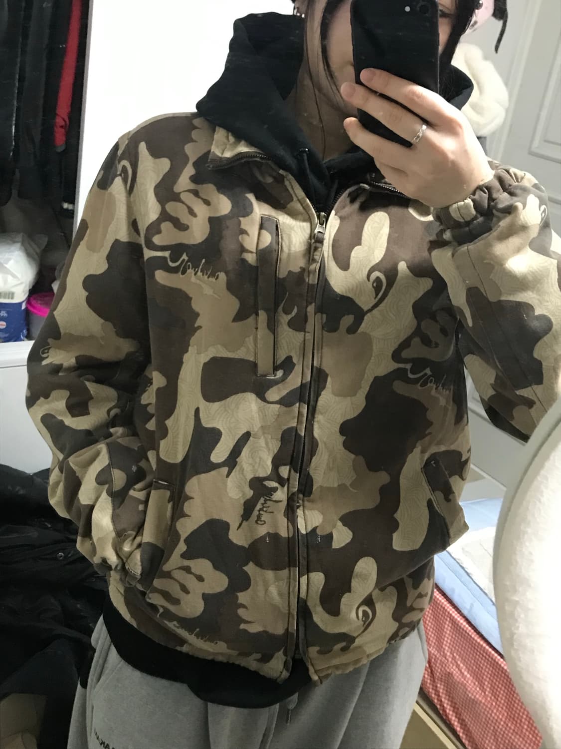 퀵실버 밀리터리 봄버자켓 상품이미지3