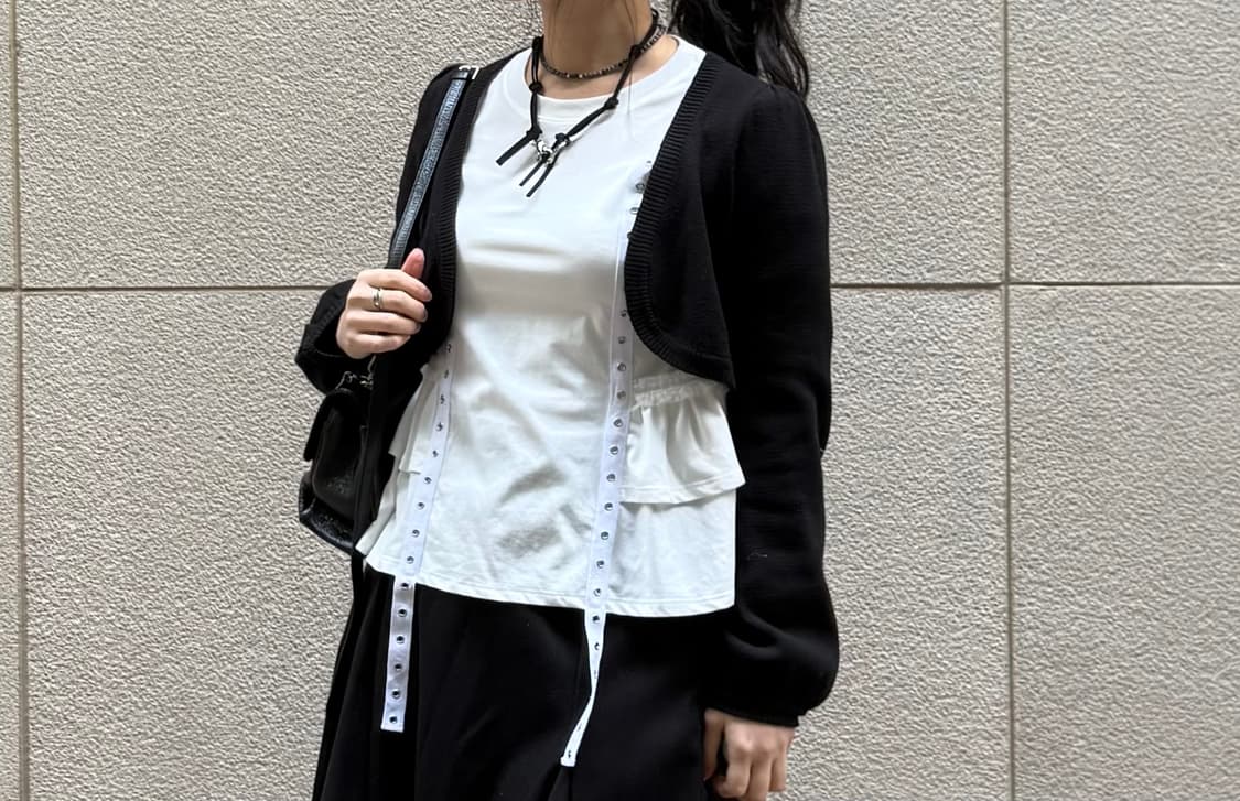 버버리 브라운 볼레로 가디건 상품이미지2
