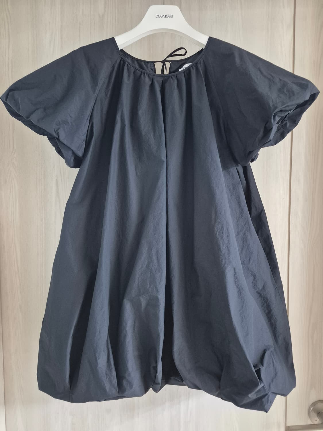 COSMOSS VOLUME MINI DRESS BLACK 상품이미지4