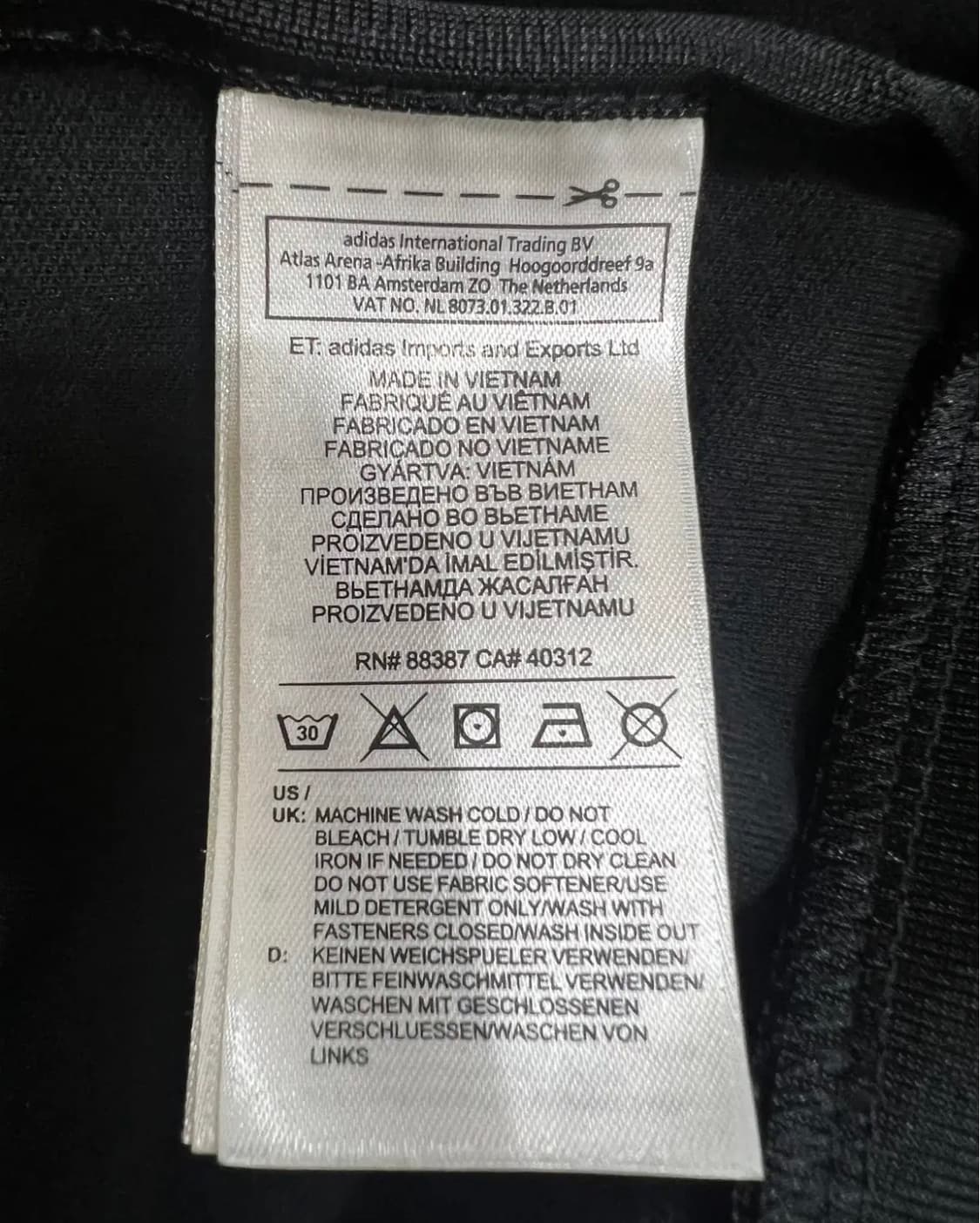 아디다스 남성 블랙저지 바람막이집업점퍼 XL 상품이미지7