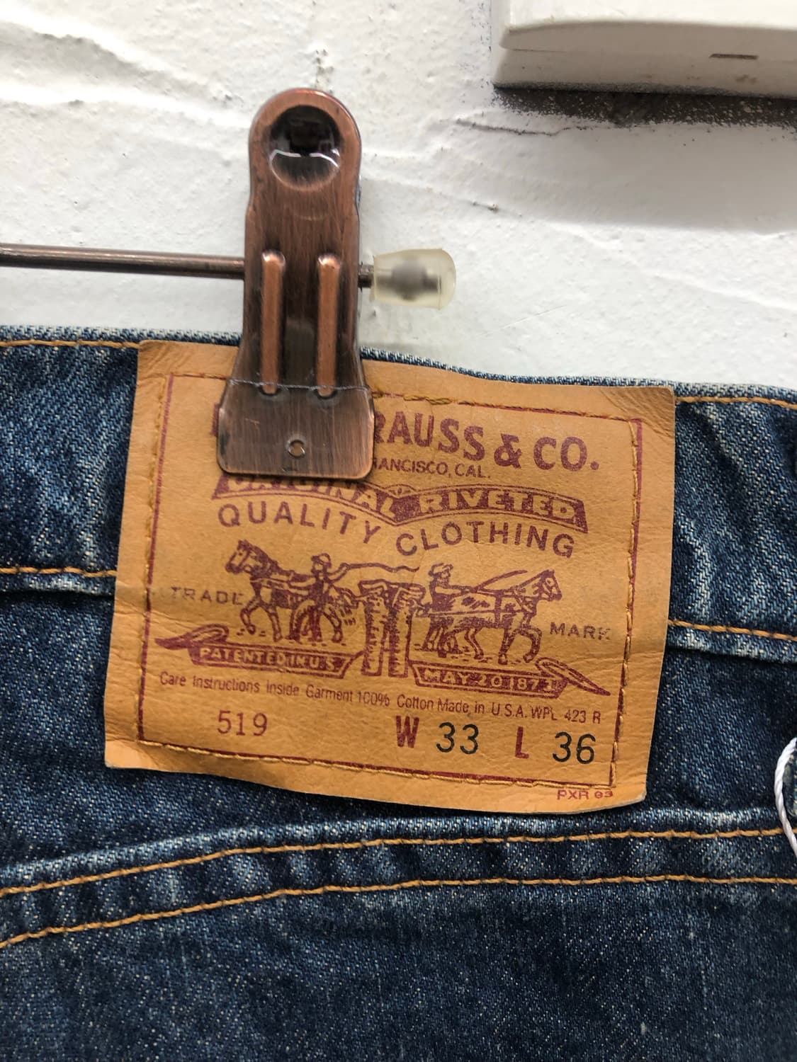90‘s 501 33x36 made in USA 상품이미지5