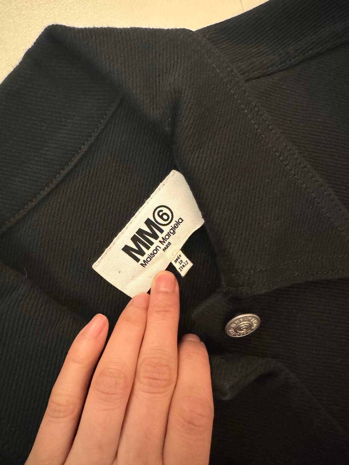 마르지엘라 MM6 블랙 셔츠 자켓 상품이미지1