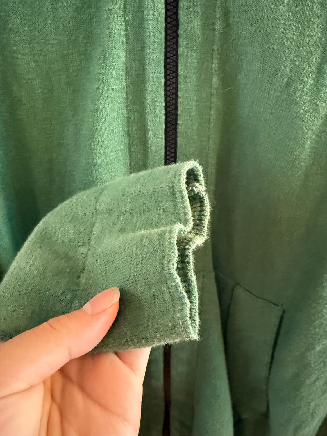 코튼 후드 집업 상품이미지3